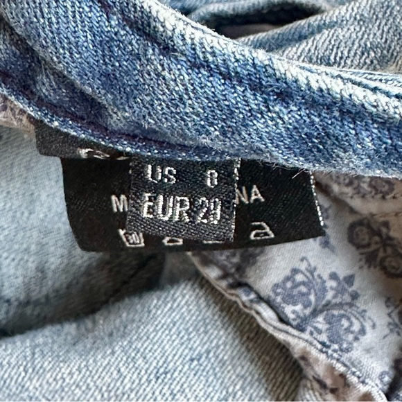 Bedrock for Express Light Blue Flare Jeans EUC - Picture 8 of 12